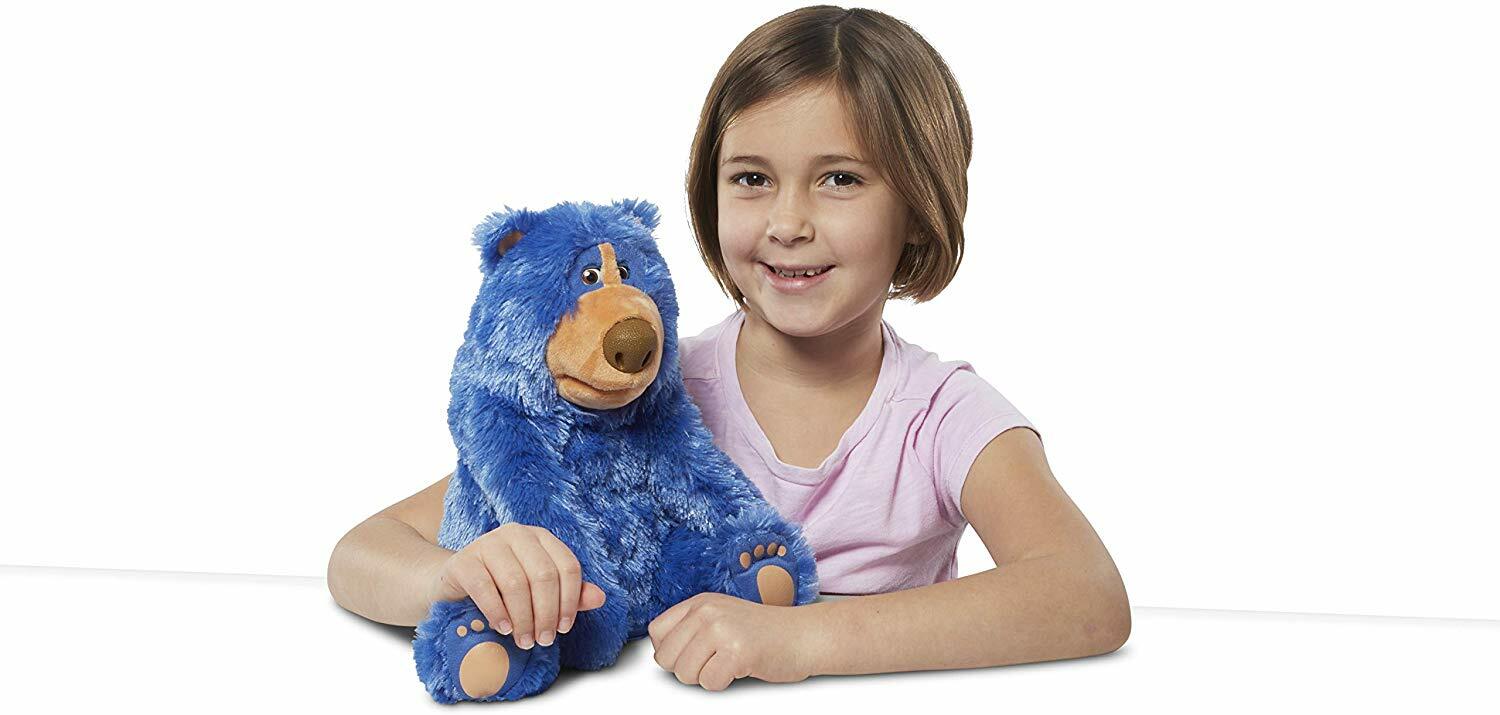 WONDER PARK SLEEP TALKING BOOMER ANIMATED PLUSH BEAR EYES HEAD MOVE 20 PHRASES! - Picture 9 of 12