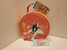 Borsa tracolla  Tonda Titti e Silvestro The Looney Tunes Show Rosa Pesca