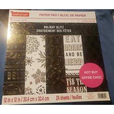 New 12x12 24 sheet paper pad