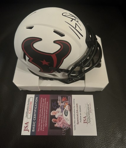 JJ Watt Signed Autographed Lunar Eclipse Mini Helmet Houston Texans JSA COA - Picture 2 of 3