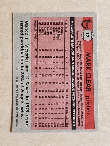 1981 TOPPS BASEBALL TRADING CARDS 1-100 YOU PICK 50% OFF 2+ FREE SHIPPING - Afbeelding 25 van 437