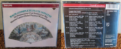 J.S. BACH: Die Flötensonaten Complete Flute Sonatas / diverse / Philips / 2 CDs
