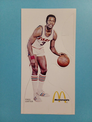 1975-76 McDonald's Stand-Ups Fred Carter Philadelphia 76ers  