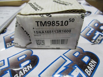 Entrelec TM98510 (BOX OF 50) 25 Amp 600 Volt Din Rail Mount Terminal Blocks -NEW