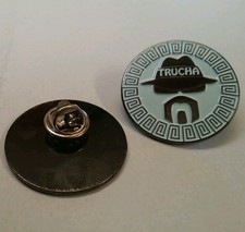 Lowrider Hat Chicano Trucha Cholo Aztec Design Hat Button Badge Pin Metal