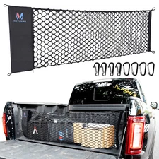 1xElastic Truck Bed Cargo Net Storage Bag for Chevrolet Silverado 1500/2500 3500