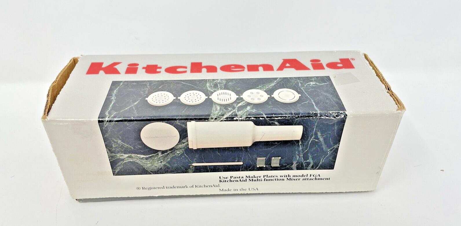 KITCHENAID STAND MIXER PASTA MAKER PLATES SPNA COMPLETE Gently used