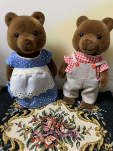 calico critters brown bear family