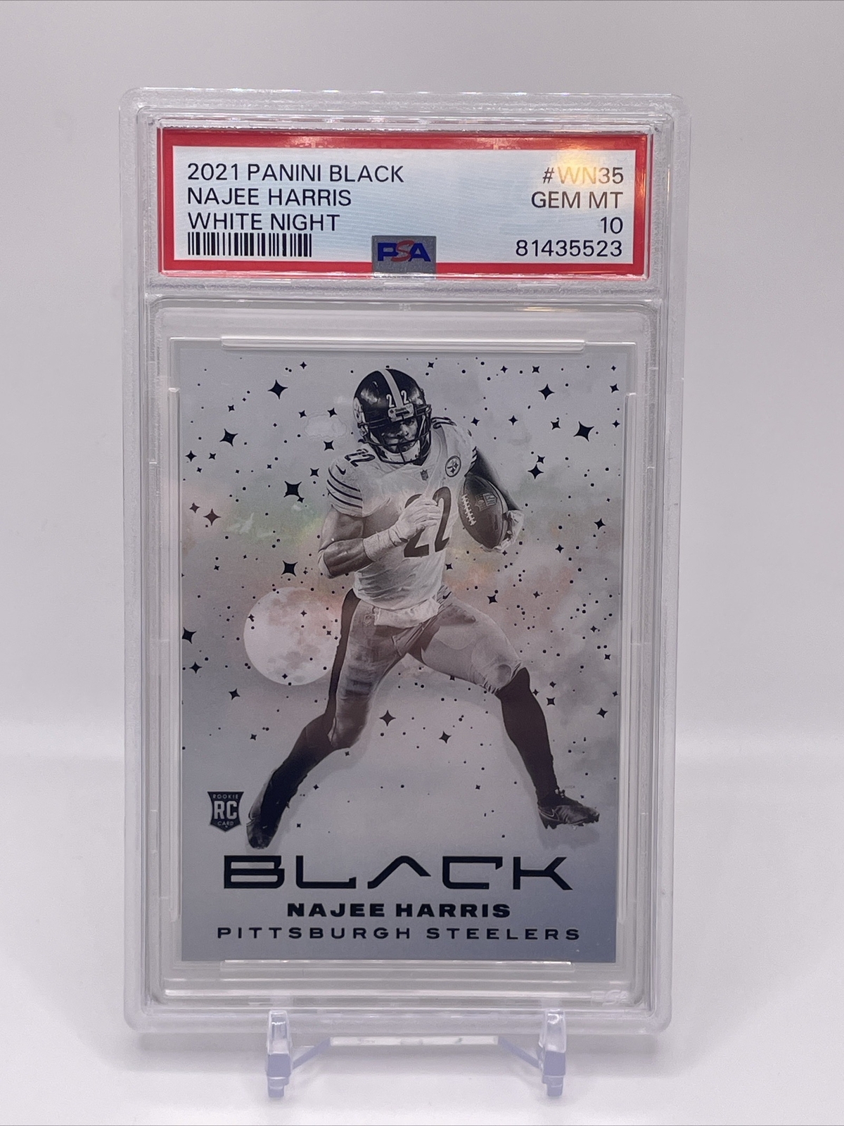 Najee Harris Panini Black White Night #WN35 Base