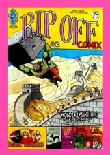 RIP OFF COMIX #2, 1977, 1ST PRINTING, GILBERT SHELTON, UNDERGROUND COMIC