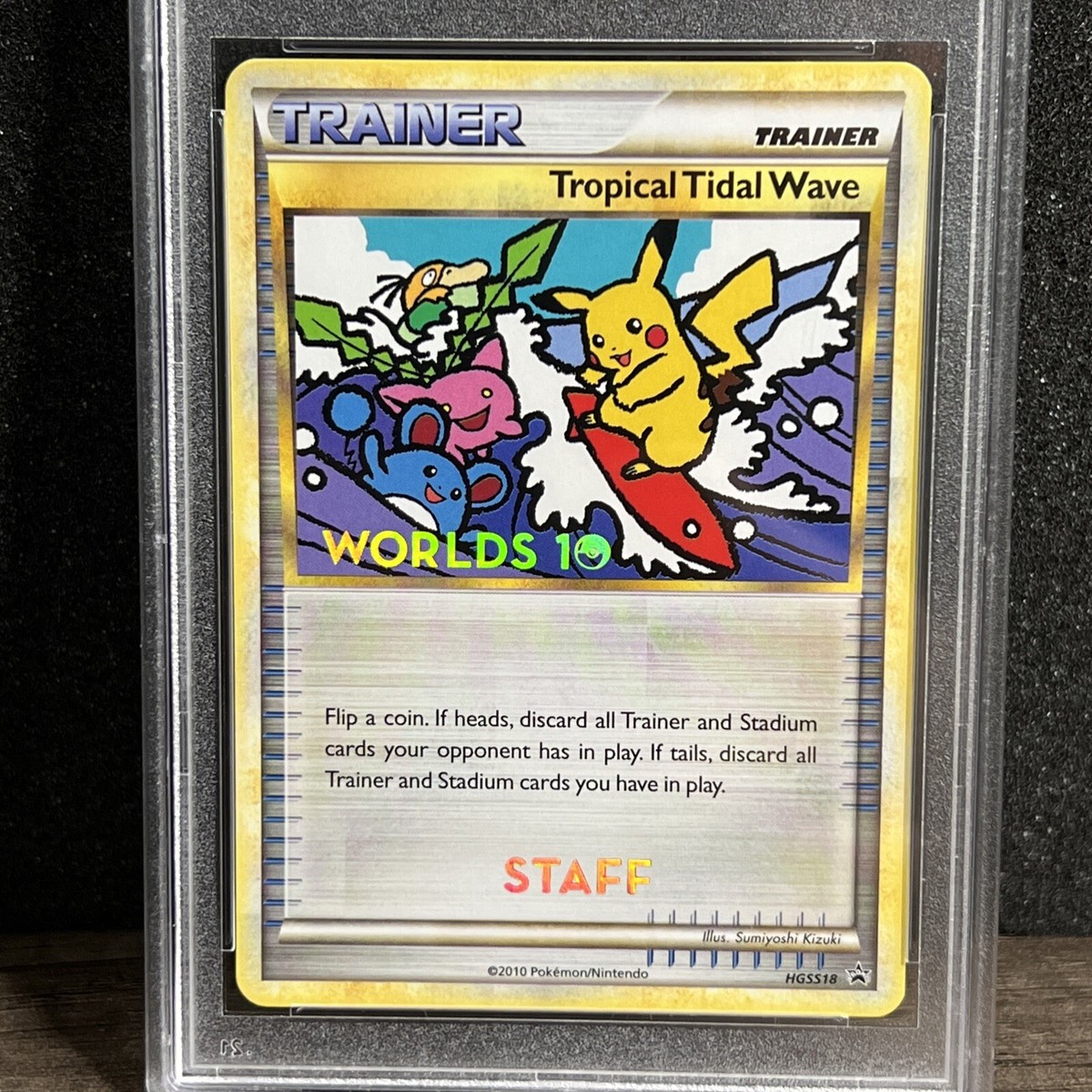 激レア トロピカルタイダルウェーブ　WCS ワールドチャンピオン 英語 ポケモンカード】 トロピカルタイダルウェーブ 英語版 (WCS2005