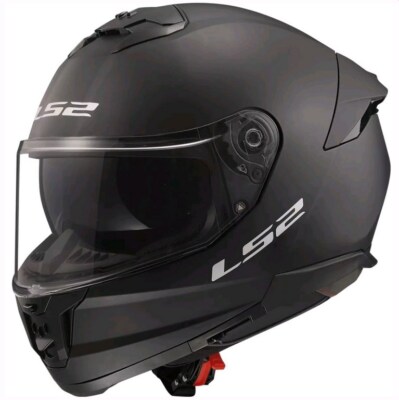 Neu: Motorradhelm LS2 - Integral FF808 - 1 STREAM II - Matt Black-06 - Gr: S