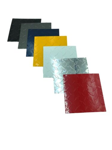EAGLE 1 Thin .025 Aluminum Diamond Tread Plate Rolls Gravel Guards Many Colors - Picture 55 of 204