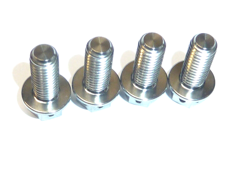 KIT DE PERNOS DE DISCO DE ROTOR DE FRENO TRASERO KTM 85 SX 2008-2020 TITANIO ESPECIFICACIONES DE CARRERA 4 TORNILLOS - Imagen 12 de 13