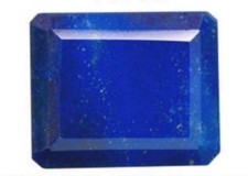 LAPIS FACETED 10 x 8 MM EMERALD CUT ALL NATURAL BEAUTIFUL COLOR