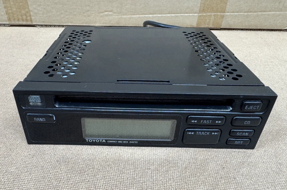 TOYOTA MR2 1991-92 OEM Stock Audio Reproductor de CD 08601-00812 Radio Estéreo Unidad principal Foto 2 de 4