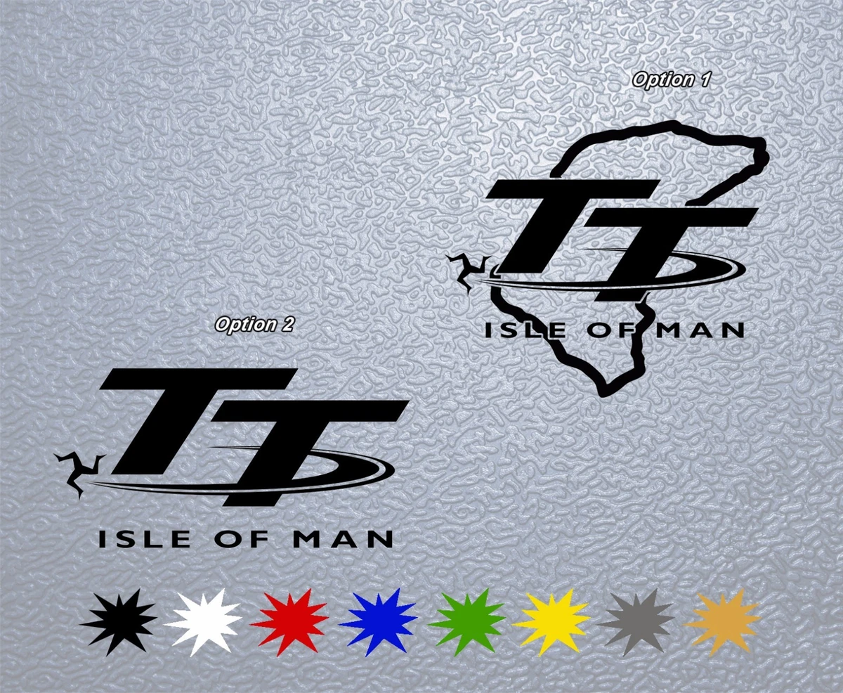 STICKER PEGATINA DECAL VINYL Isle of Man Tourist Trophy Circuit | eBay