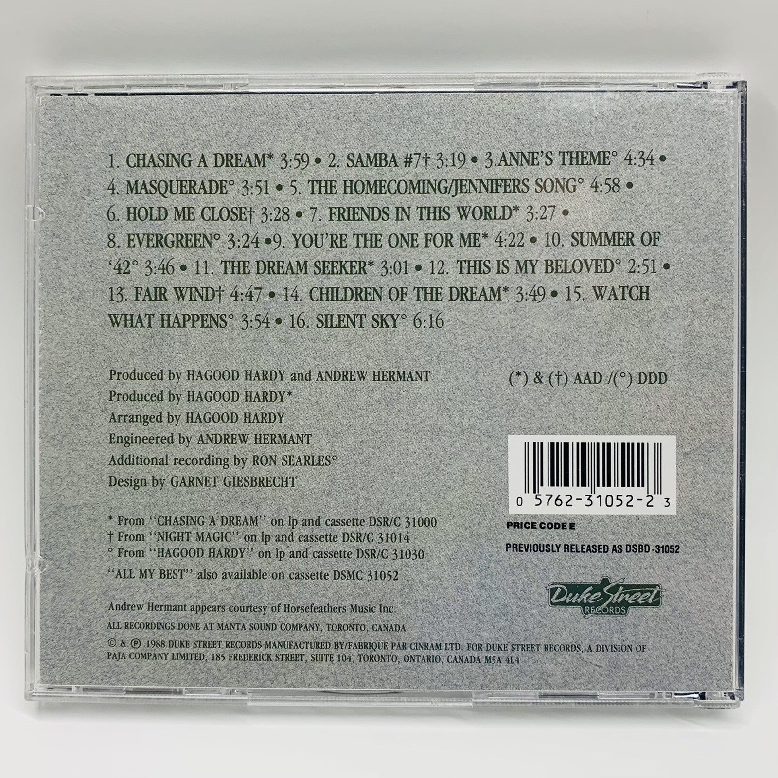 HAGOOD HARDY All My Best (CD, 1988, Duke Street) Jazz 57623105223 eBay