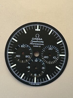 Omega black Dail for Speedmaster mark II ref 145.014 Original