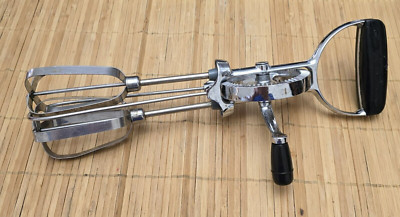 Vintage EKCO Best Hand Mixer Stainless Steel Great shape looks great for its age