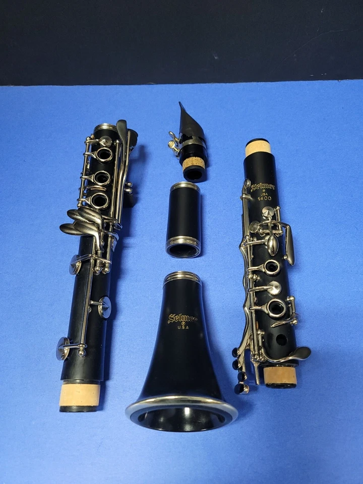 SELMER 1400 Hecho en EE. UU. - ¡Clarinete de estudiante Bb revisado y limpiado por ultrasonidos!! Foto 4 de 4