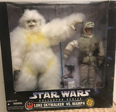 STAR WARS LUKE SKYWALKER VS WAMPA COLLECTOR SERIES THE EMPIRE STRIKES BACK 1997