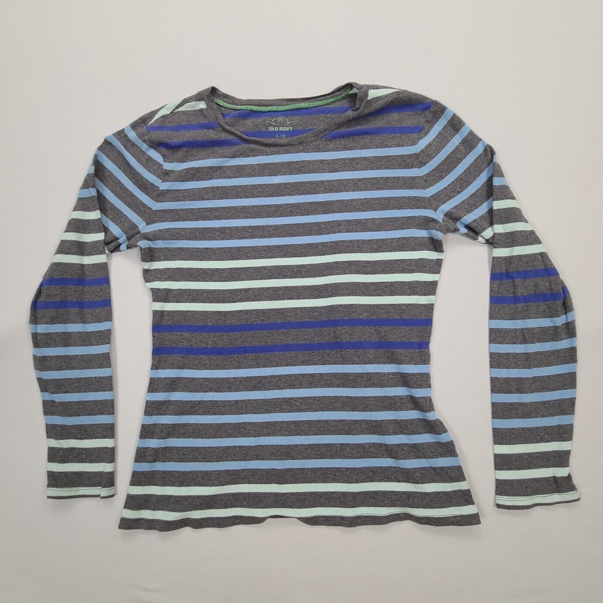 Old Navy Shirt Womens Large Blue Gray Outdoors Comfort Casual