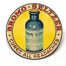 Emerson's Bromo Seltzer Advertising Pocket Mirror