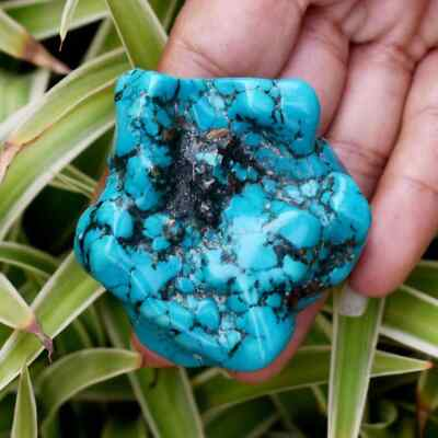 #ad #ad Arizona Turquoise Natural Uncut Blue Rough Gemstone 350.00 Carat Raw Use For Her $36.75