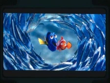 Finding Nemo fish swimming Original Walt Disney Pixar Animation Transparency 35m