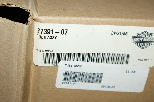 NOS Harley Davidson 27391-07 Tube Assembly - Picture 4 of 4