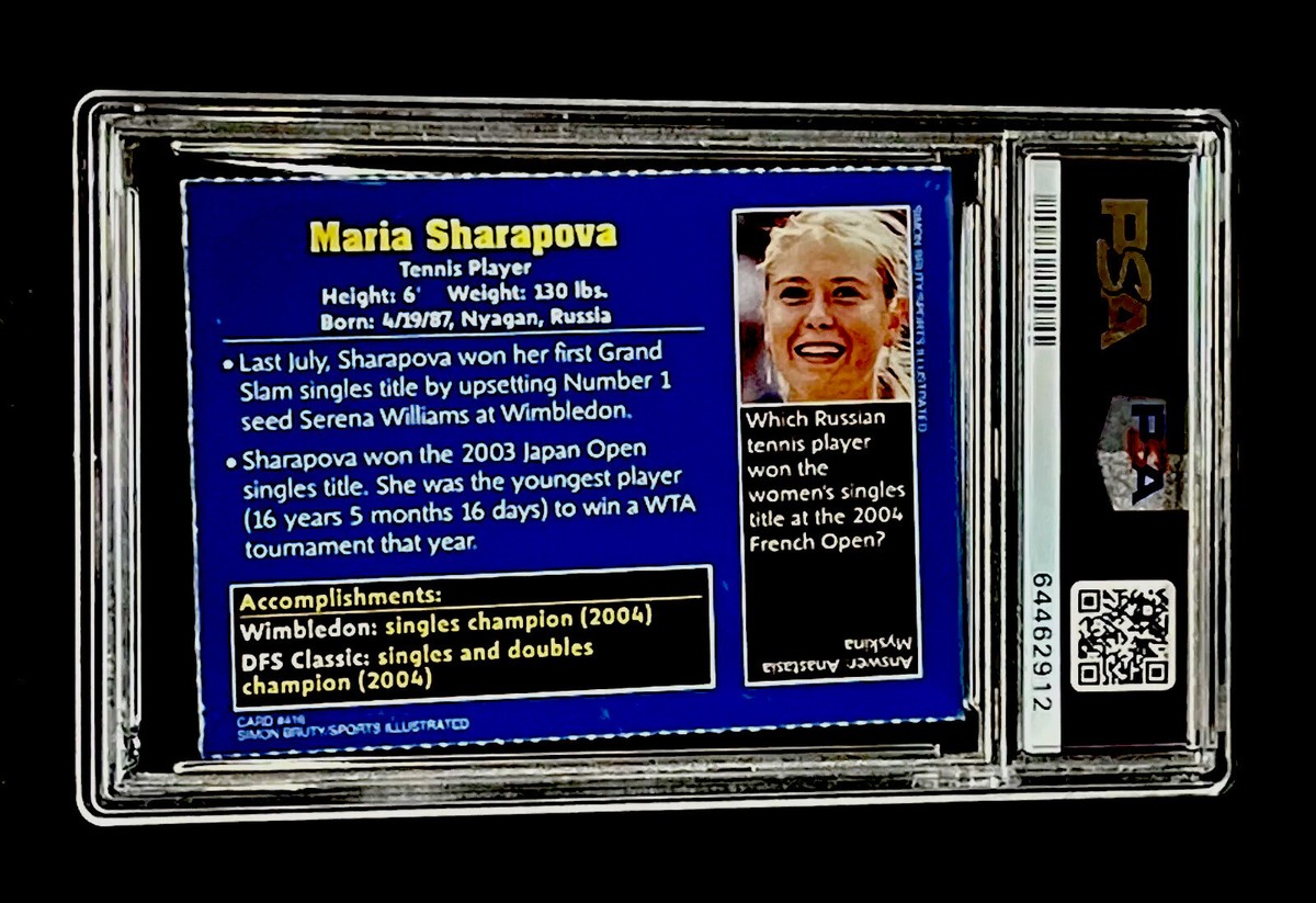 MARIA SHARAPOVA ROOKIE 2004 Sports Illustrated for Kids SI