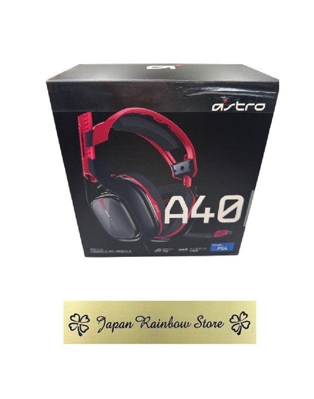 ASTRO Gaming A40 10th Anniversary Edition Head Set Wired Black Red Japan NEW