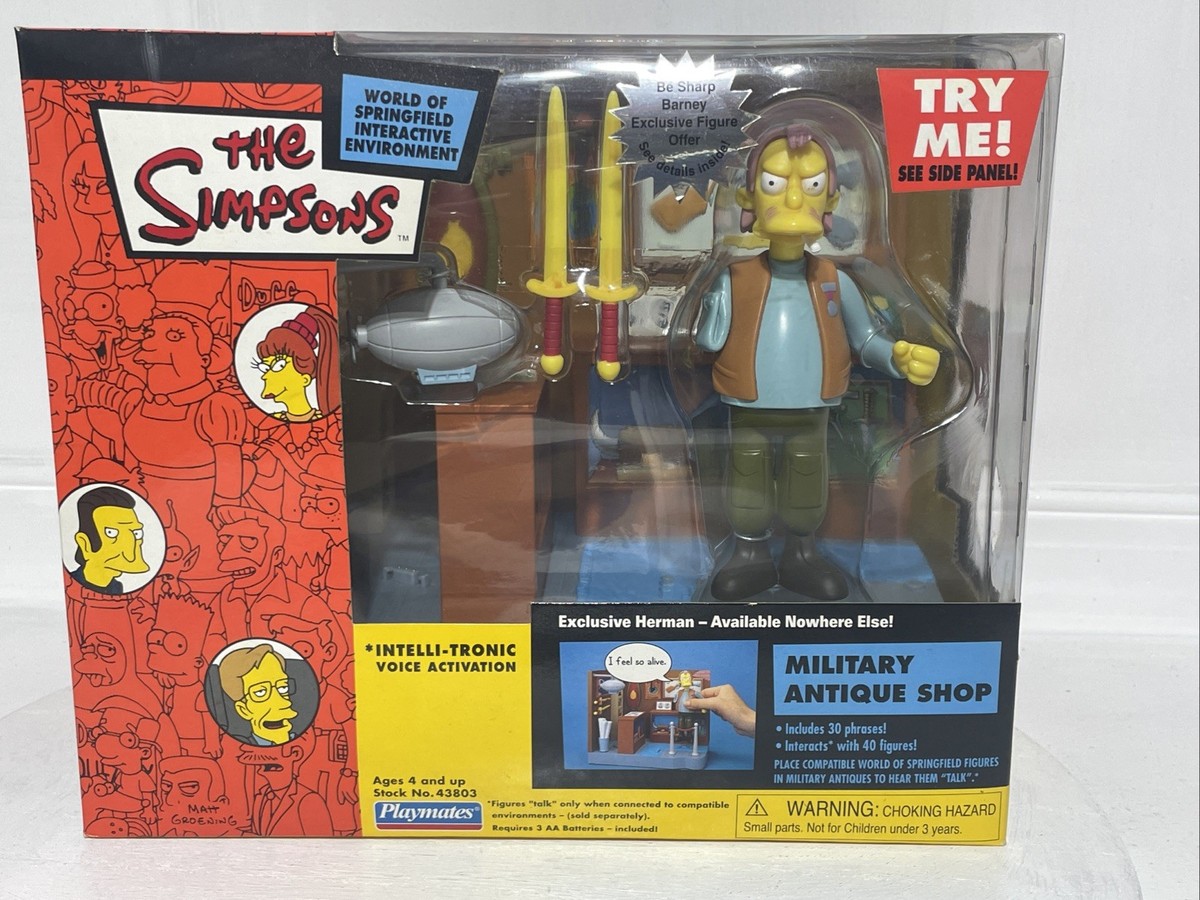 シンプソンズplaymatesホーマー 2001 Playmates The Simpsons Boxed Action Figure - Boxing
