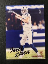 2020 Panini Chronicles #208 Jacob Eason Luminance Update Rookies Red /199 Colts