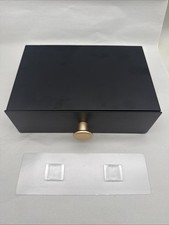 Shelf Black Wipes Dispenser for Bathroom MISSING THE Toilet Paper Holder READ..