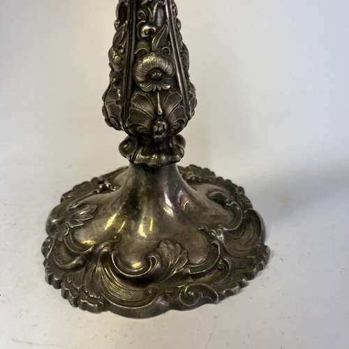 WM Rogers Silber Teller über Blei 9" Kerzenständer Halter Viktorianischer Stil - Bild 6 von 14