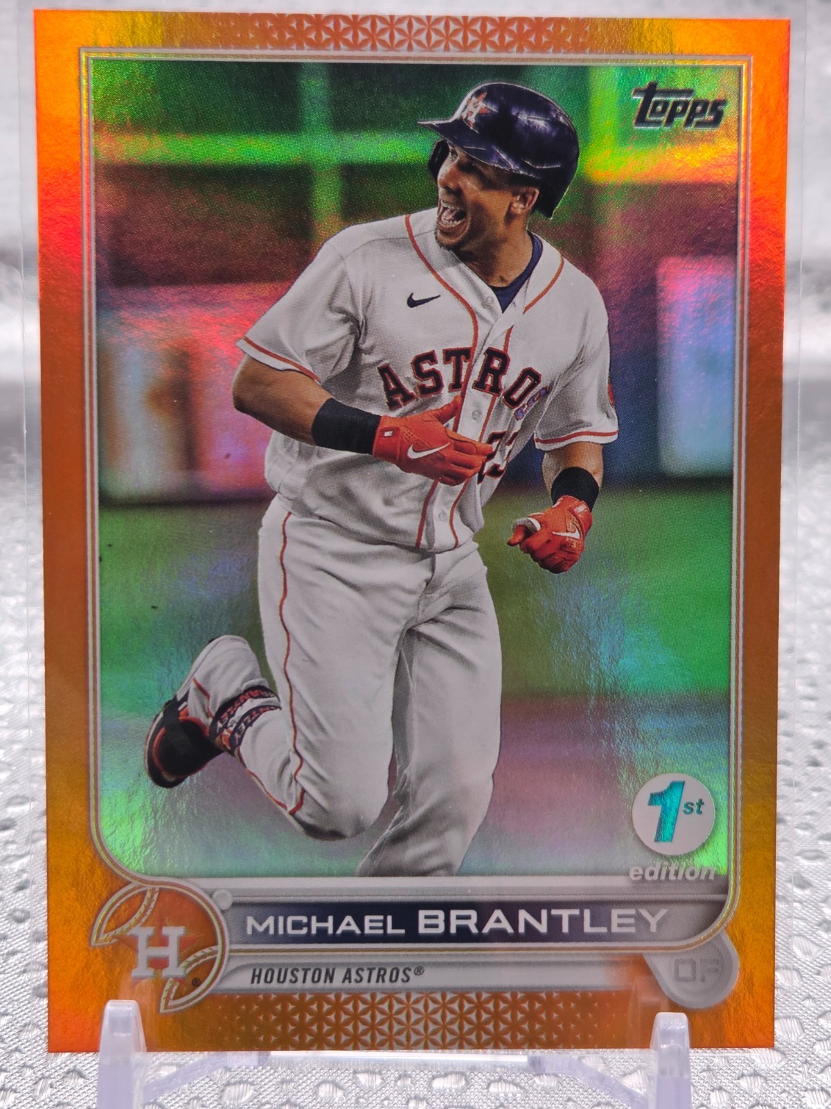 2022 Topps 1st Edition Orange Michael Brantley #199 /75