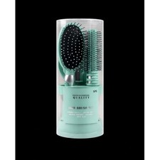 5-Piece Hair Brush Set For Adults and Teens Vanity Organization Sage Color