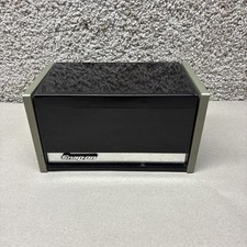 Snap-on Black Mini Micro Tool Box ~ Top Chest 3 Slot Drawer Used READ
