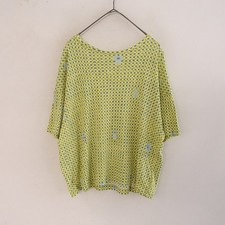 Mina Perhonen Cross Flower Print Cutsew Top Size 38 2023 