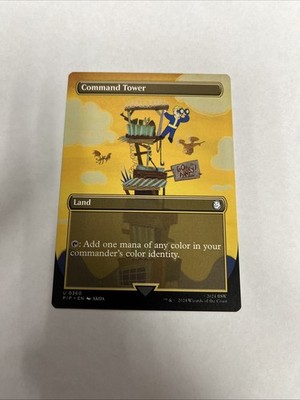 Command Tower Borderless Nonfoil Fallout Card #0360 MTG LP