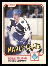 1981-82 O-Pee-Chee #307 Borje Salming