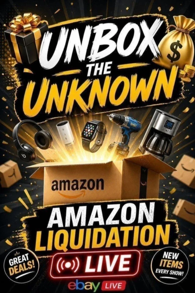 Unbox the Unknown 🎁💰 Amazon Liquidation Live