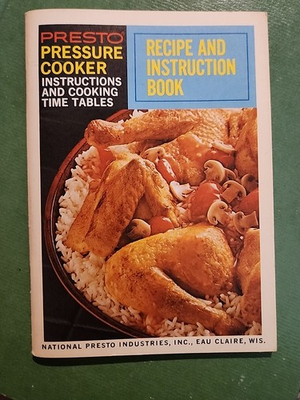 #ad Presto Pressure Cooker Recipes Instructions Book Vintage $7.00