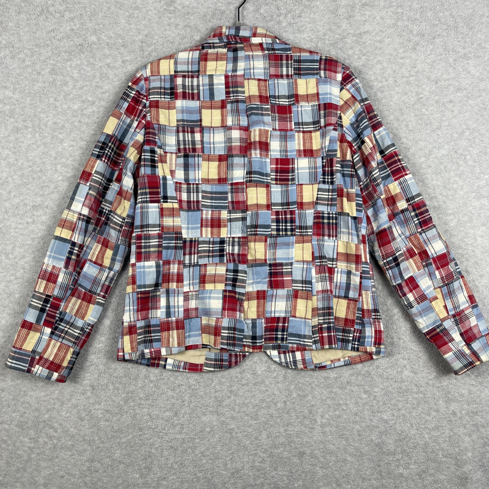 Pendleton Madras Patchwork Plaid Blazer Womens M … - image 2