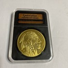 Collectors 2021- 1 Oz Gold plated Indian Head Buffalo Coin Copy — photo 2