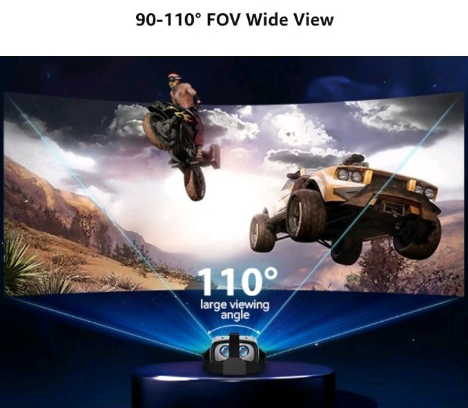 TECKNET VR Headset for Phone – 3D Virtual Reality, HD Lenses, Anti-Blue Light