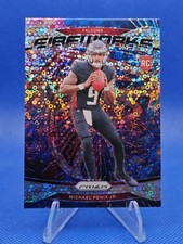 🔵 2024 Panini Prizm MICHAEL PENIX JR Rookie No Huddle Prizm Fireworks RC #16