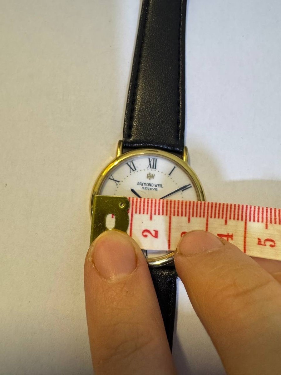 Raymond Weil Watch Genève 18k Gold-plated case Roman Dial Date